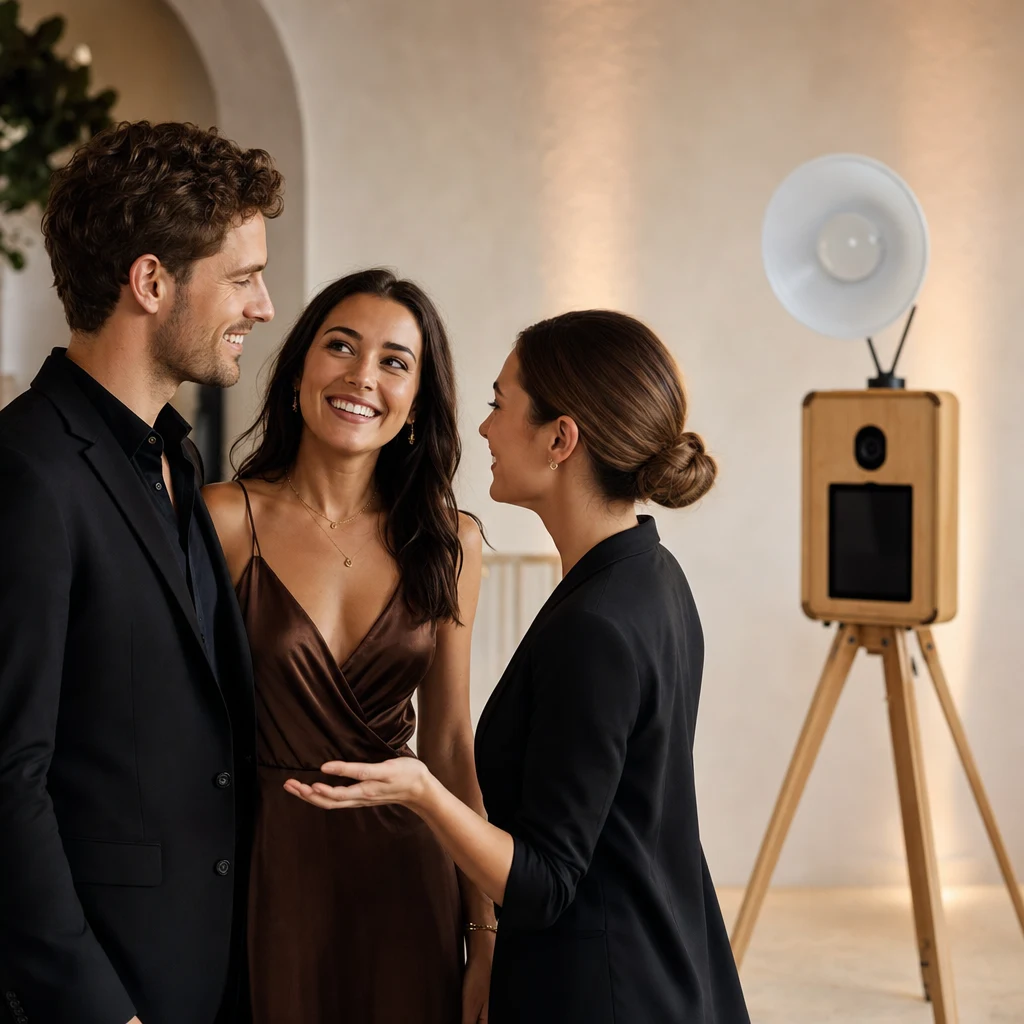AI Booth guest portrait setup suited to a Johannesburg event venue